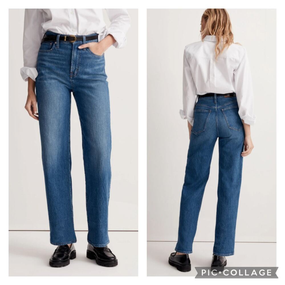 Madewell Perfect Vintage Wide Leg Jeans Size 32